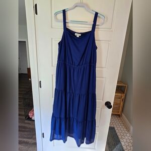 Target Ava & Viv Cobalt Blue maxi dress